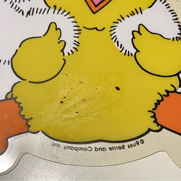 Vintage Russ Berrie Easter Bunny Chick Die Cut Plastic Suction Cup Window Clings - Picture 5 of 5